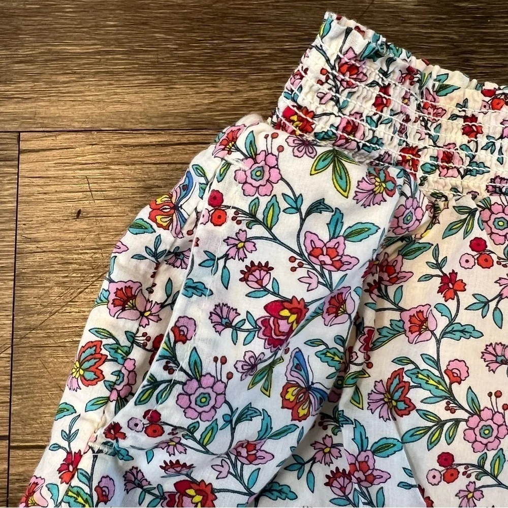 Gap Baby Kids Girls Floral Elastic Band Pull On Shorts Size 4